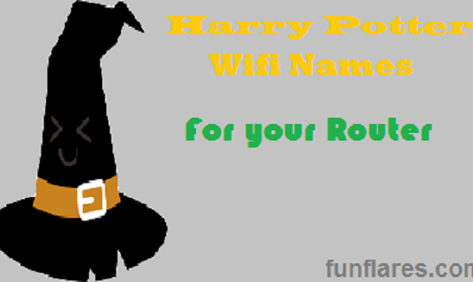Harry Potter Wifi Names for your router