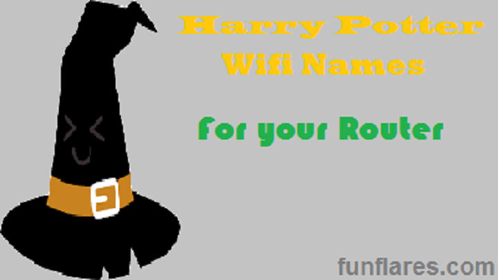 Harry Potter Wifi Names for your router