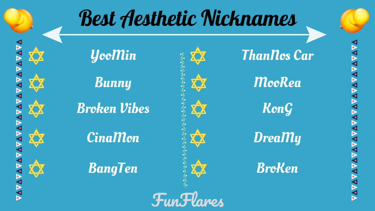 Aesthetic Nicknames Huge List Of Nicknames For Aesthetics Fun