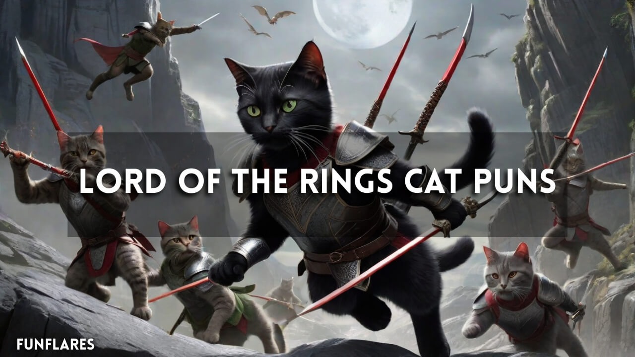 LOTR Cat Puns | 166+ Lord Of The Rings Themed Cat Puns